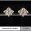 Dubai Gold Jewelry Stud Earring, Fashion Earrings Gold Plated Earring Design For Women