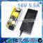 AC Adaptor KC KCC 88W Pass power adapter EMI 16V 5.5A YHY-16005500