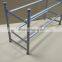 2 Tiers Iron Metal Pipe Shelf Stackable Commercial Shoe Rack / Organizer / Stand for 12 Pairs Shoes