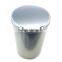 newly tall silver t shirt round tin box made in china