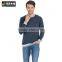 Men Navy Pure Cashmere Sweater, Man Royal Cashmere Pullover
