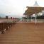 Waterproof wood plastic composite WPC decking anti-cracking plastic outdoor deck flooring