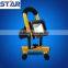 hand held work lamp IP65 10w rechargeable led flood light