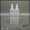 packaging box food grade1oz unicorn bottles sterile perfume oil triangle 50ml PE plastic eliquid pen shape unicorn bottle