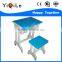 2016 hot sell single school desk and table in student furniture