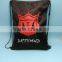 Provided free samples kids drawstring backpacks wholesal promotional packing bags printed logo