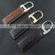 Jeep Grill Leather Key Chain Brown Rectangular Key Ring Fob Lanyard
