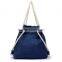 High quality tarpauli denim tote storage bag christmas shopping bag