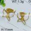 Fashion Hot butterfly style golden earing wholesale