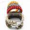 2015 high strengthen durable survival bangle,army survival bracelet
