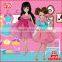 Hot sell 28cm fashion toy girl doll clothes gift set