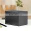 China wholesale office stationery , luxury pen holder, leather square brush pot