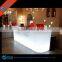 modern design rgb color bar counter table ,plastic portable led pub bar counter