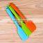 Mini style 2016 new Commercial Grade Kitchen colorful and wood handle Utensils SILICONE Cooking Shovel Set NY82