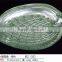 100% food grade plastic leaf shape tray