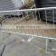 galvanized 42micron temporary steel metal construction road safety barricades rental