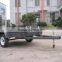 single axle box trailer