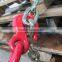 High strength forged Rigging hardware ratchet type load binder with hook