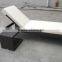 Modern design outdoor furniture rattan chaise lounge (CF698L)