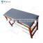 Large rectangular modern white leather bench with shoes storage rack Eco-Friendly