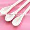 Haonai 12.5CM Tableware New bone China Ceramic Coffee Spoon Porcelain Spoons