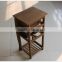 Top grade new arrival handmade unfinished vintage wooden cabinet with drawer