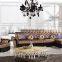 L Shaped Microfiber Leather Living Room Furniture Sofa Set EF-004