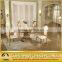 Popular Modern Round Marble Top Wedding Table With Steel Legs