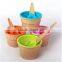BSCI Factory Food Grade Plastic Ice Cream Serving Bowl,Round Ice Cream Bowl