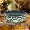 Lotus painted bathroom ceramic sinks