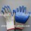 Mix Color Knit latex safety gloves