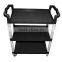 3 Shelf grey Service Cart cleaning trolley 07101*02