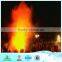 Dancing fountain, with fire feature and explosive effection