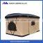 Easy set up gas strut air supported hard shell camper roof top tent