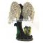 poly resin fairy girl stand figurine for home decoration