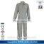 2014 Hot Sell Red And Black Color Strips Reflective Coverall Uniform With Safety