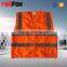 with pocket high visibility reflective el safety vest