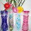 China clear plastic bag flower vase,plastic bag flower vase,folding plastic flower vase