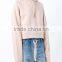 2017 Top Quality Fashion Oversized Hoodie Ladies Sexy Crop Top Women Raglan Long Sleeve Blank Pullover Hoodie Plain OEM