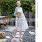 2017 Summer new design hot selling European lovely lace maternity dress suit loose short sleeve lady dress with t-shirt