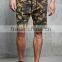 Wholesale mens Drop Crotch Sweat Shorts Mens Casual Camouflage shorts