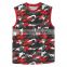 New Model Wholesale Sleeveless Camo Cheapest Ladies T Shirt With Pocket
