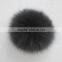 Myfur Luxury Colorful High Quality Real Fox Body Fur Pom Poms Wholesale Animal Fur Accessory