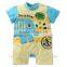 short sleeves printed cartoon baby clothes set summer romper Newborn Baby Clothing