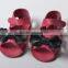 genuine leather girl summer moccasins, bow design baby shoes