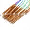 Custom (2.0mm-10.0mm)Carbonized Bamboo & Plastic Multicolor Circular Knitting Needle