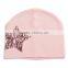 winter warm korea style 100%cotton cute boys&girls big five star pattern knitted beanie hat for baby