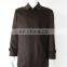 Classic Black Wool Cashmere Mens Coat