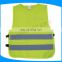 Runners vest with reflective tape and side elastic band