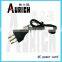Italy travel portable mini electric power cord plugs